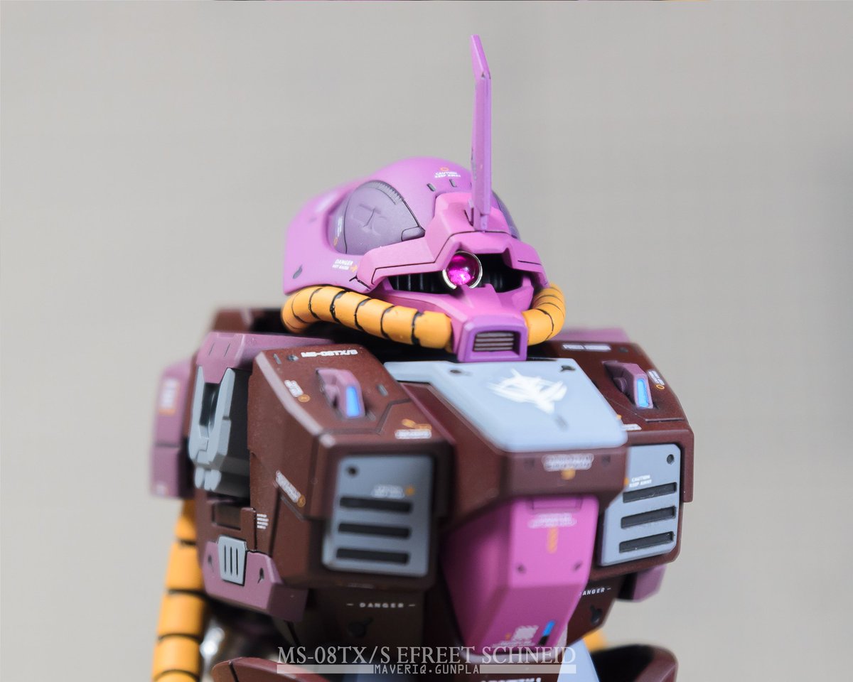 MaveriqGunpla's tweet photo. RE100 Efreet Schneid repaint work
#gundam #mobilesuit #gunpla #gunpla
#ms08txs #efreetschneid #ms08txsefreetschneid
#neozeon #zeonremnant
#gunplaphotography #gundamphotography https://t.co/hygtSdQfrR