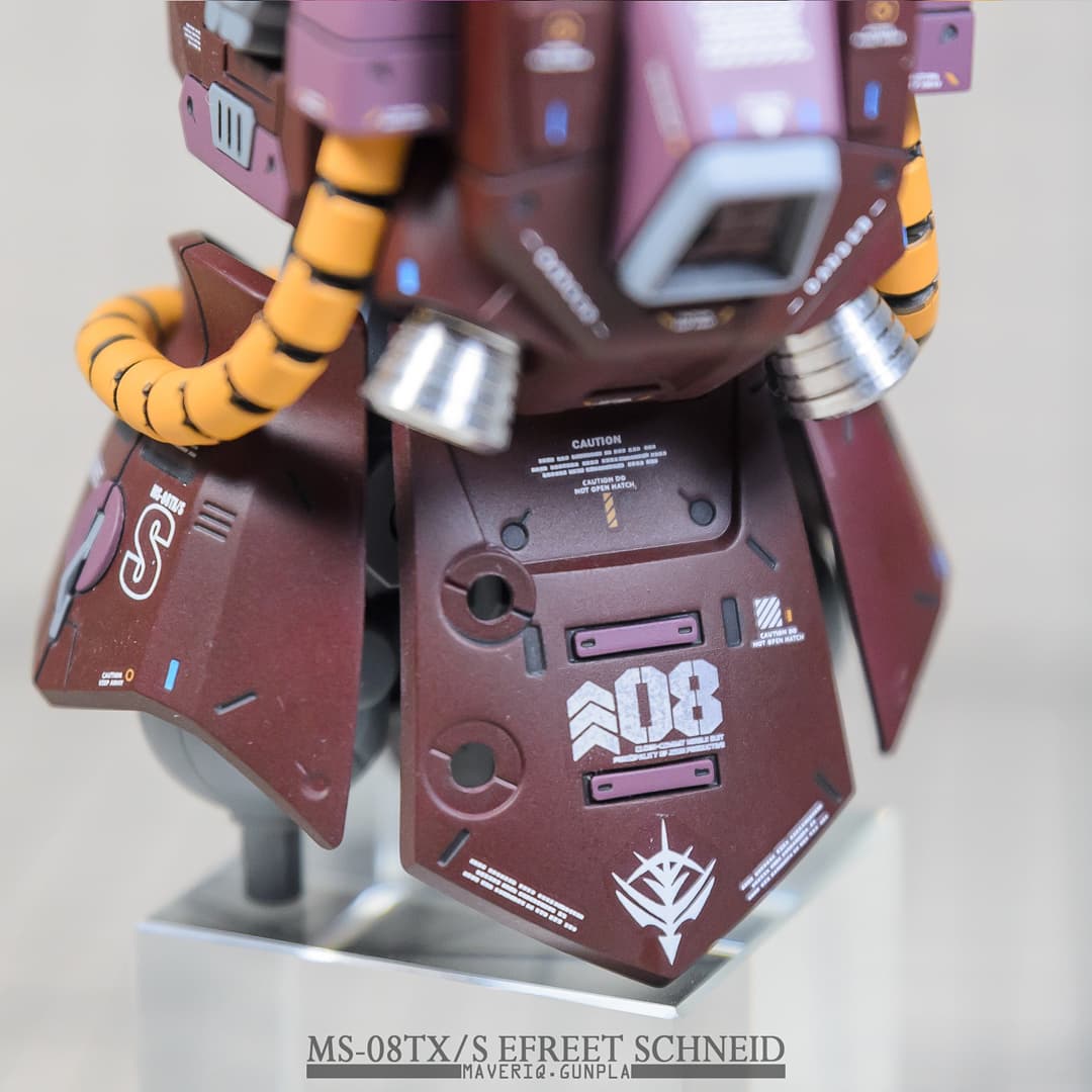 MaveriqGunpla's tweet photo. RE100 Efreet Schneid repaint work
#gundam #mobilesuit #gunpla #gunpla
#ms08txs #efreetschneid #ms08txsefreetschneid
#neozeon #zeonremnant
#gunplaphotography #gundamphotography https://t.co/hygtSdQfrR