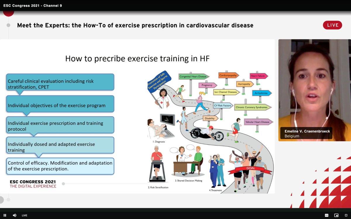 Meet the expert: Here the Take Home message of Ex prescription in #HeartFailure @ProfessorHalle @PeroneFrancesco @El_Cavarretta #ESCCongress @escardio @majalisalochen1