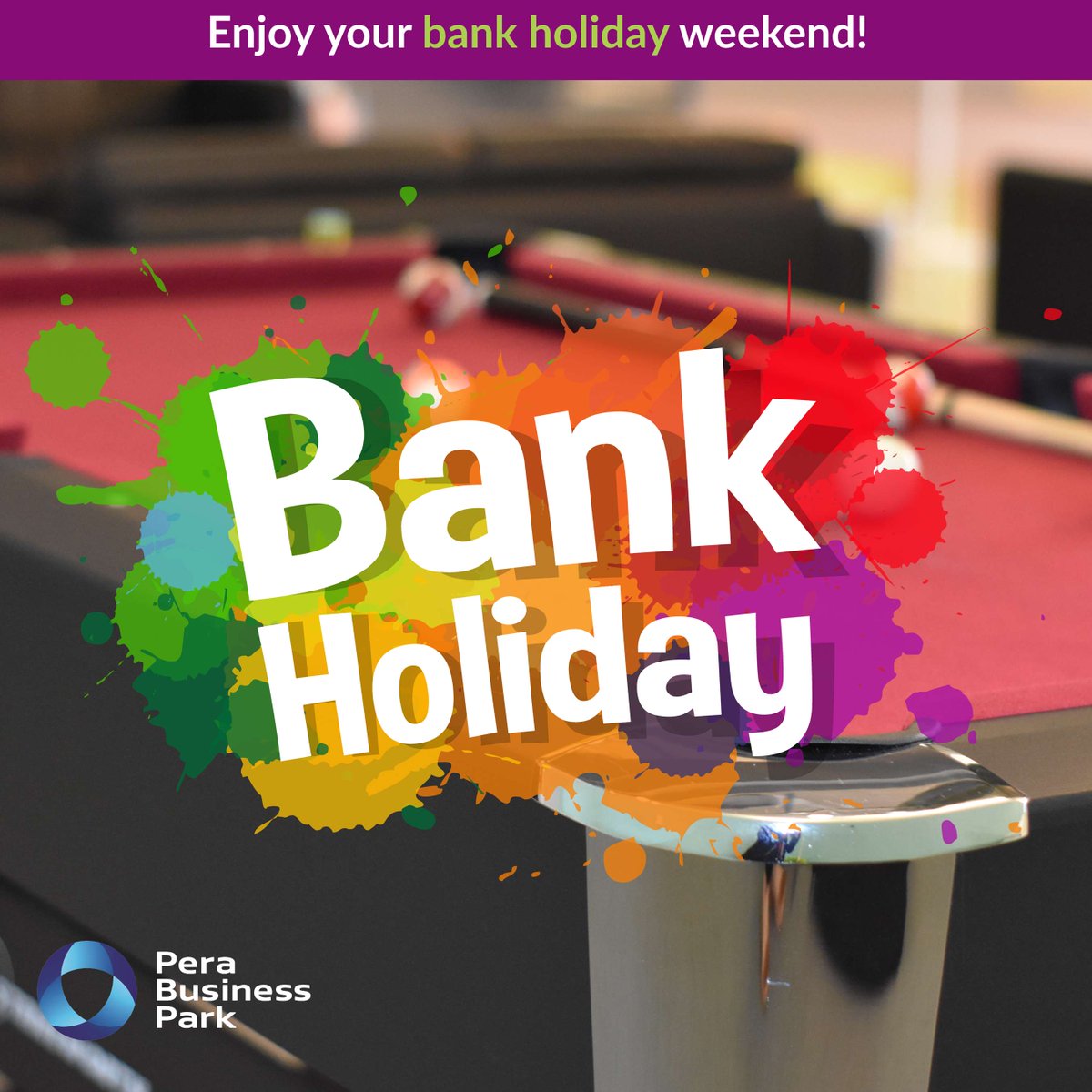 Perabusiness's tweet photo. Whether you're working or relaxing, we hope you're enjoying your bank holiday weekend! https://t.co/ukwSSRHSAf