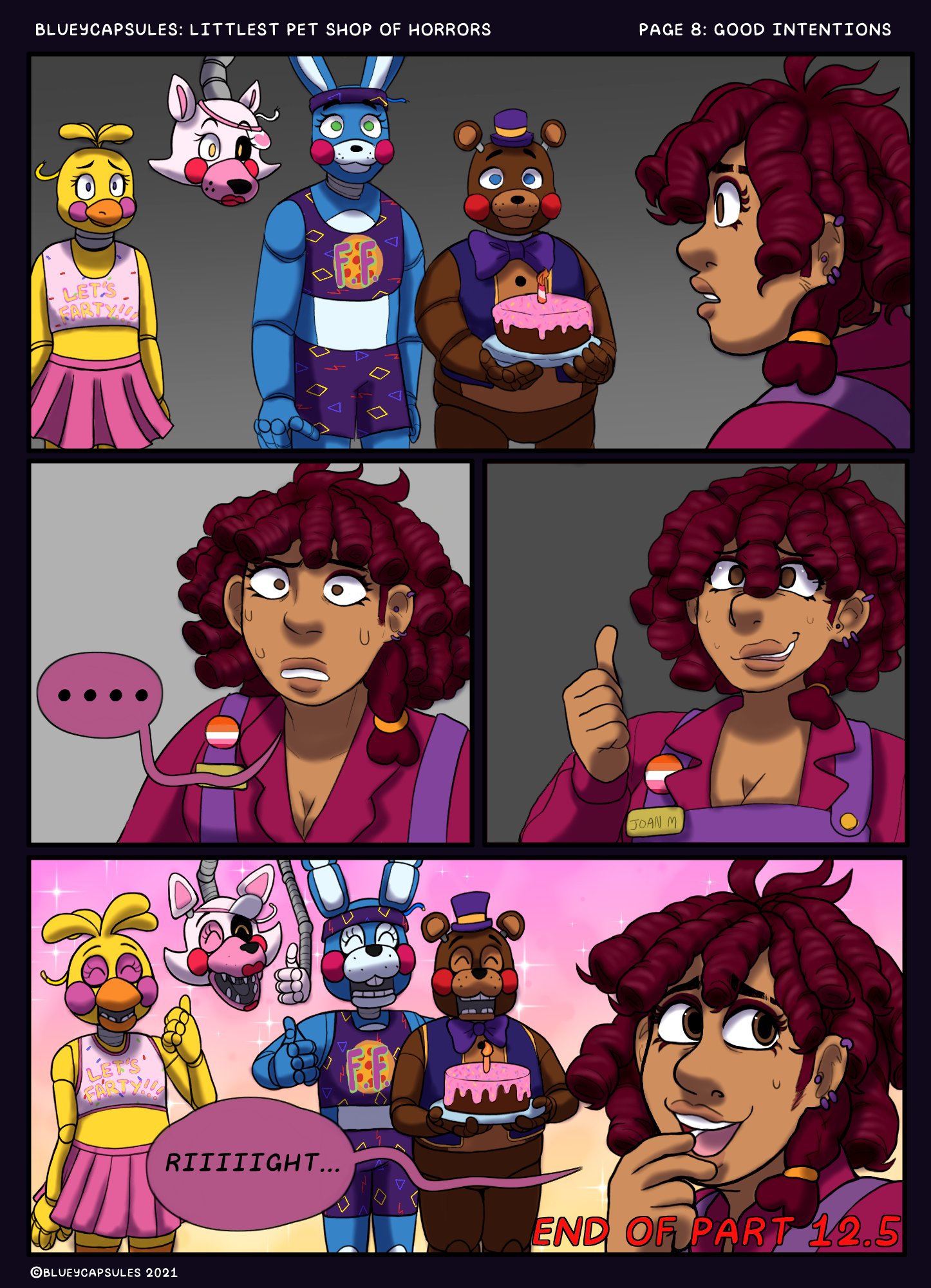 Just read all of blueycapsules comic and I had to by puppywaffles-38 on  DeviantArt