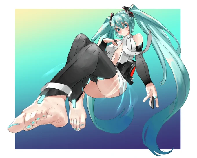 #一日一裸足絵 
