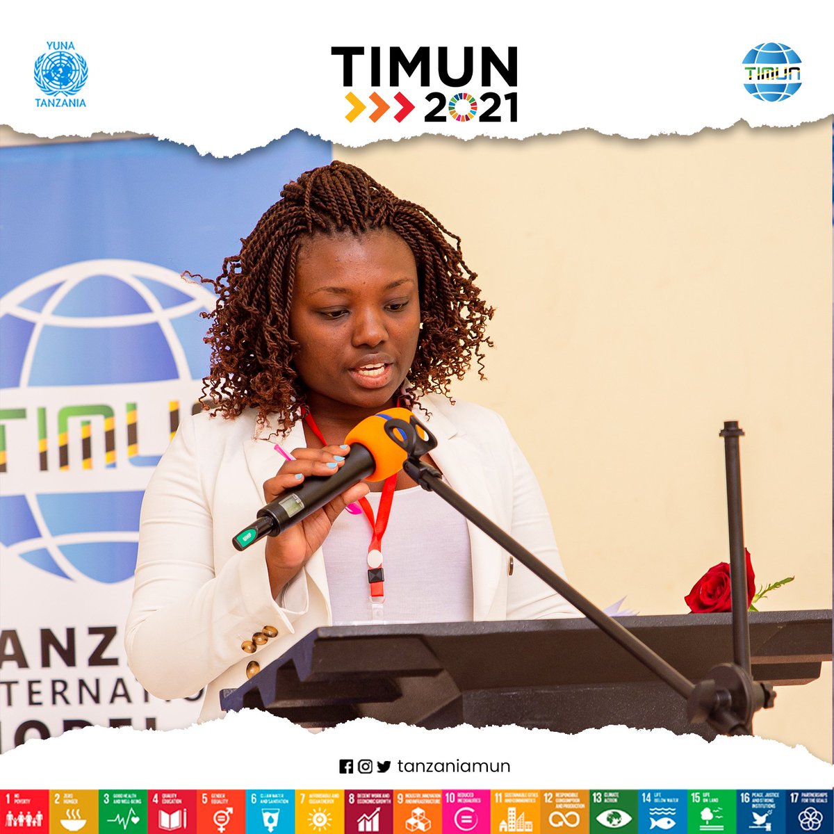 YUNA_Tanzania's tweet photo. “Youth Engagement towards realization of Sustainable Development Goals (SDGs) Decade of Action”.
#TIMUN2021 #SDGs2030 #YUNATZ #Tanzania #Zanzibar https://t.co/YMtnpQCRwg
