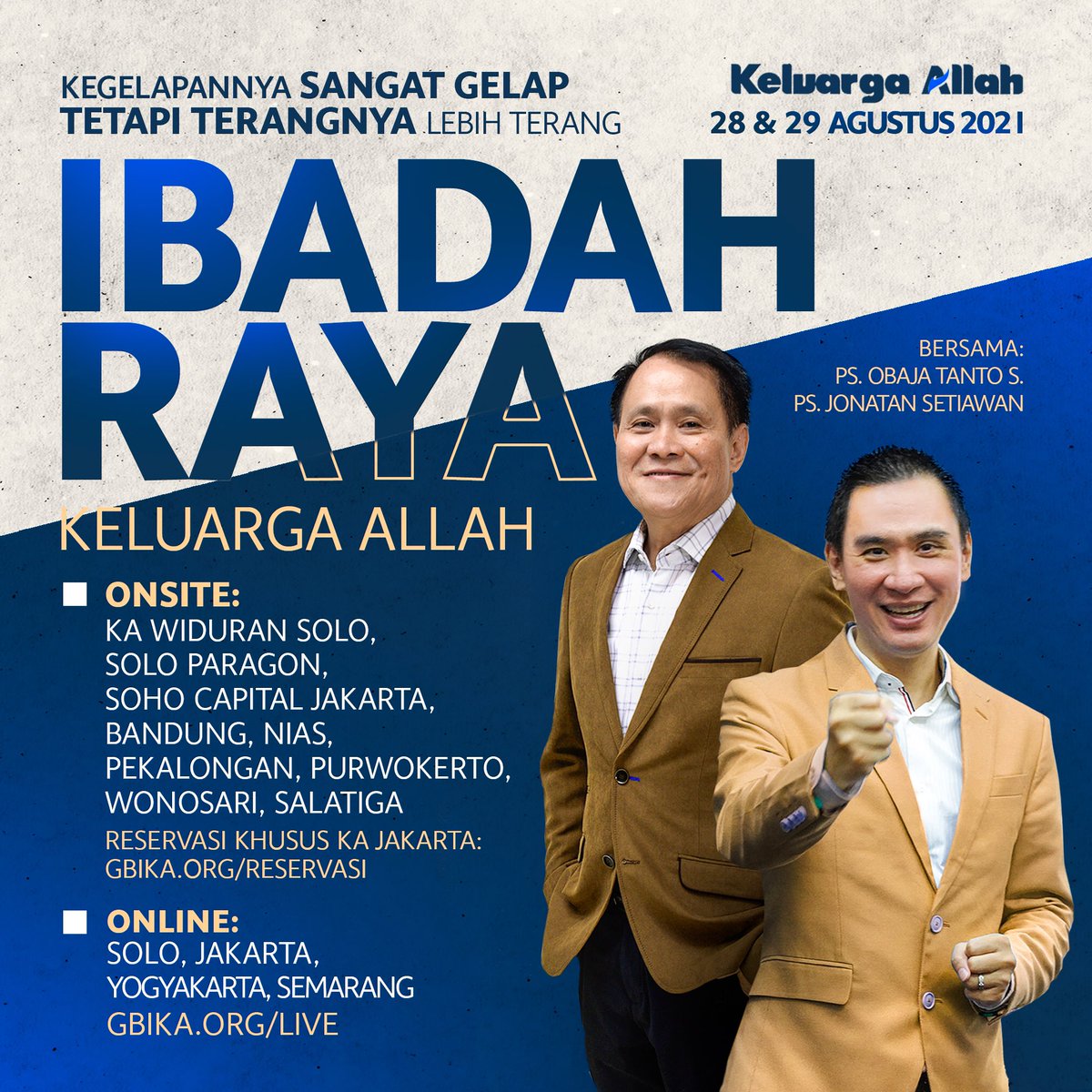 EndahAndriyani3's tweet photo. Ibadah Onsite Yuk @gbika_ind @pdt_obaja_ts #keluargaallah #serbuonline https://t.co/XeQkTVRwYX