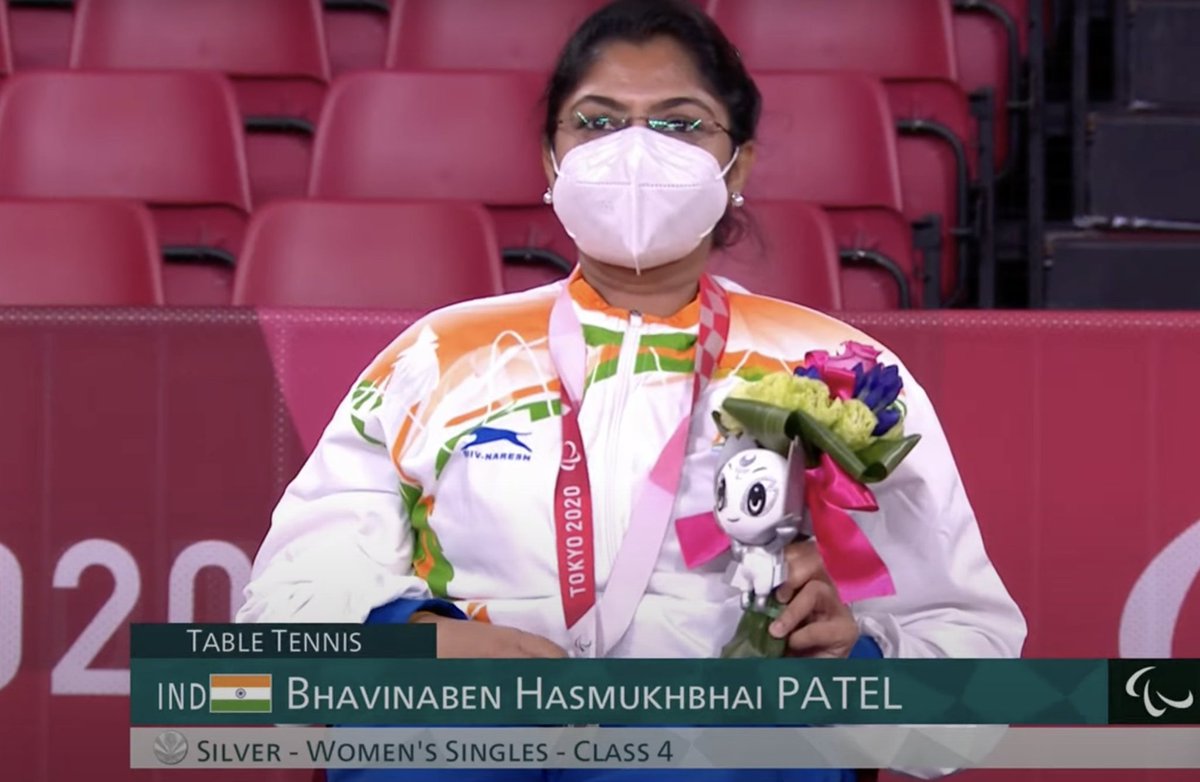 HappyAntil22's tweet photo. What a wonderful news for all of 🇮🇳 on #NationalSportsDay. Congratulations on the silver medal @BhavinaPatel6. This is a historic achievement!

Every medal we win will inspire millions into the sport, &amp; sow the seeds for more medals in future. Good start for us at #Paralympics https://t.co/6JzhiGHeLV