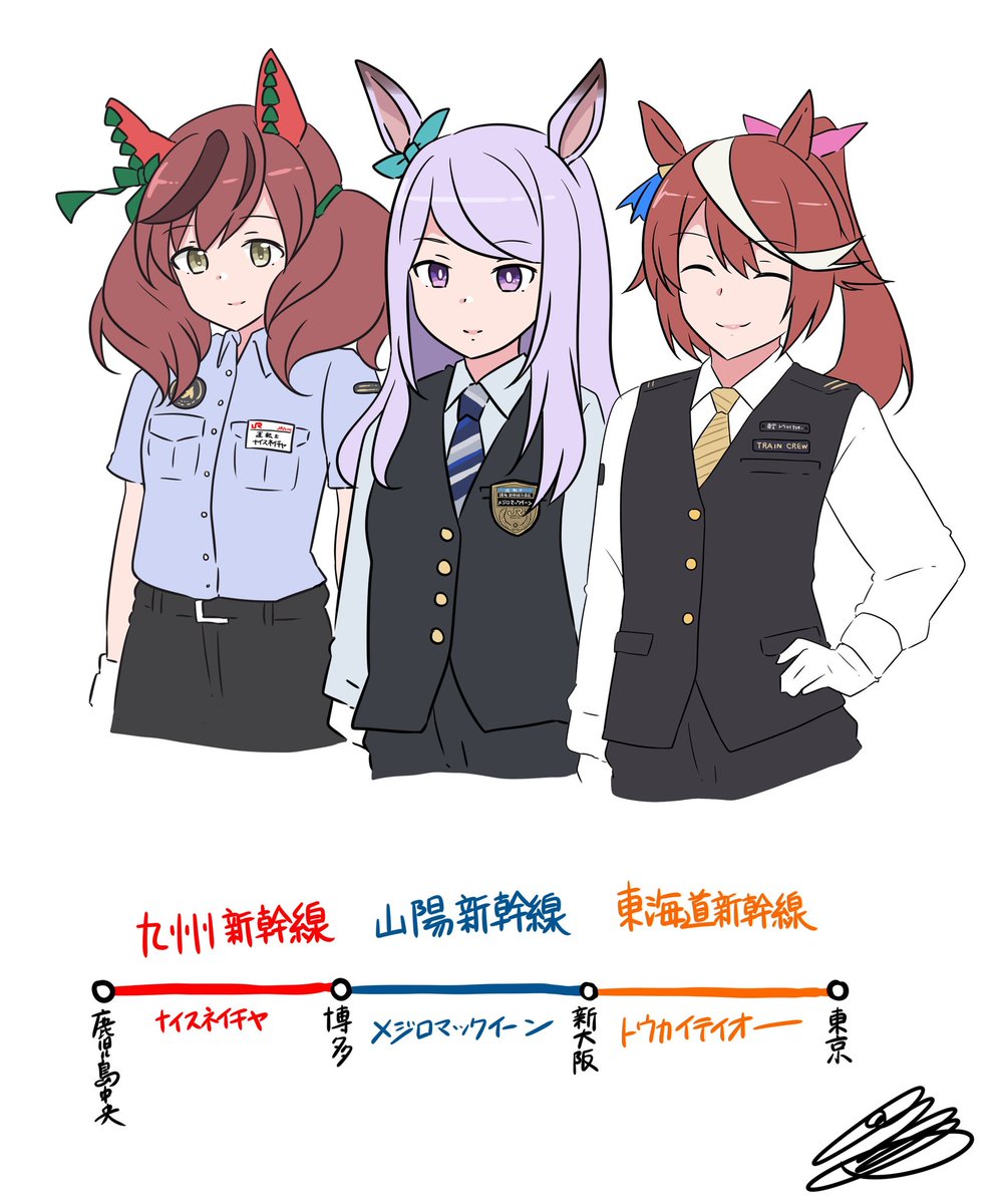 #これでフォロワーさん増えました  
様々なウマの絵を多くの人に見てもらえた気がします 