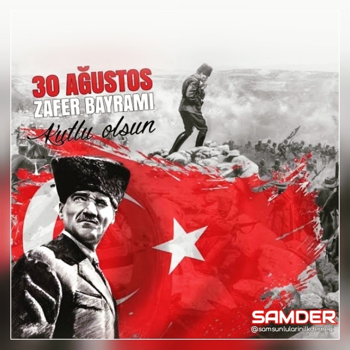VatanSever61Ts's tweet photo. #30ağustoszaferbayramı
#millimücadele #mustafakemalatatürk
#nemutluturkumdiyene🇹🇷
#samsunlularınilkderneği
#samder⚪🔴 #kurtaranşehrinçocukları https://t.co/cZOlVGn4M7