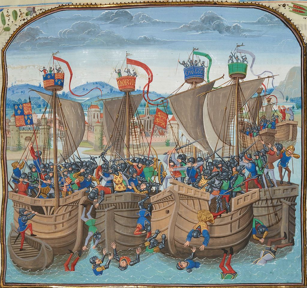 #Efemérides | Tal día como hoy, el 29 de agosto de 1350, en el marco de la #GuerradelosCienaños, la #flota inglesa comandada por el #Rey #EduardoIII de #Inglaterra y su hijo el #PríncipeNegro derrotaban a una flota de 24 barcos #castellanos en la #batalladeWinchelsea