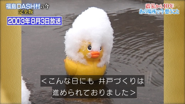 DASH村初代村長にして名誉村長アヒル隊長。 #鉄腕DASH