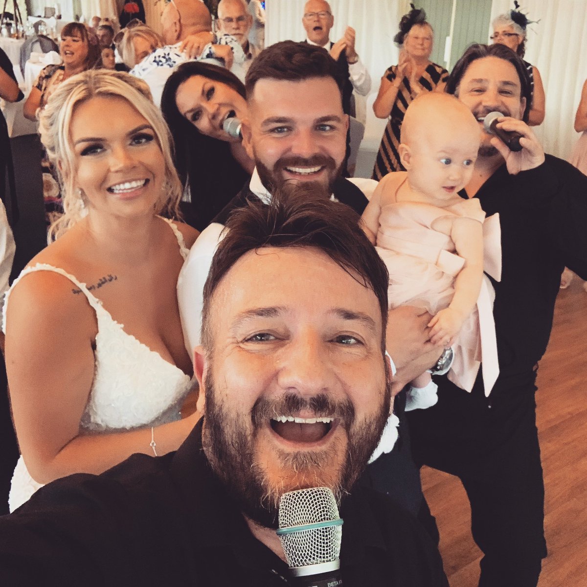 Just a crazy but amazing weekend so far! #waitersurprise #singingwaiters #weddingcelebration #party #surprise #weddings