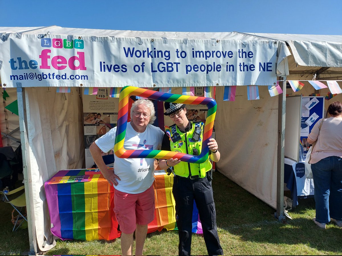 NELGBTFed's tweet photo. Thank you to everyone who came to our stall at #Northumberland #Pride @NlandPride to learn more about the work we do - it was a great day and we can't wait to connect with our new members! #LGBTQIA #NorthEast @NPLGBT https://t.co/UDPR5uVxrQ