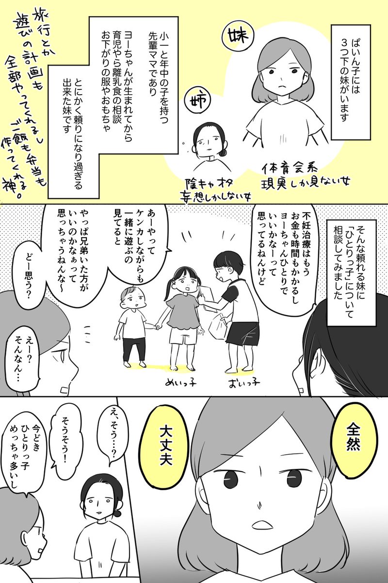 ぱいん子先生の ひとりっ子について妹に相談したら思わず泣いた話 の状況の虚無さに笑う ひとりっ子でも問題ない論 に救われる人々も Togetter ぱいん子先生の ひとりっ子について妹に相談したら思わず泣いた話 の状況の虚無さに笑う ひとりっ子でも問題ない論 に救われる人々も Togetter
