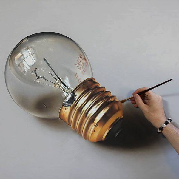 Fadhlaoui2's tweet photo. #LightInArt Hyperrealistic Artwork by #MarcelloBarenghi https://t.co/CwZyosYA7b
