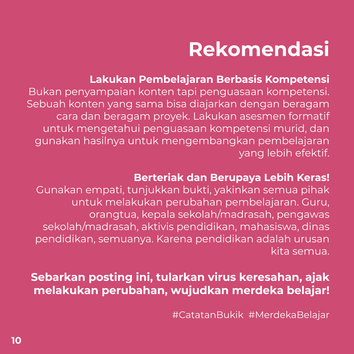 (GIVEAWAY ALERT!!!)
Dapatkan satu buah buku dari salah satu judul ini:
Anak Bukan Kertas Kosong (2 buku)
Teknologi untuk Masa Depan, Hadir Di Pembelajaran Masa Kini (2 buku)

Klik di instagram.com/p/CTJ38nrFA28/
