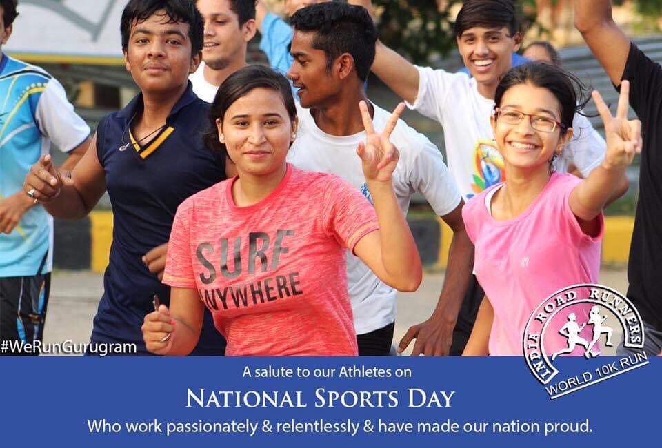 irrunners's tweet photo. Wish you all a very #HappyNationalSportsDay 🇮🇳 https://t.co/f5cT0Jkmar