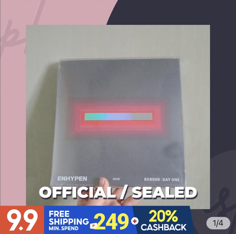 areumshopph's tweet photo. I'm selling [ONHAND] ENHYPEN 'Border: Day One' for ₱980. Get it on Shopee now! https://t.co/r6tnhSigZl #ShopeePH https://t.co/E8T1I7VduH