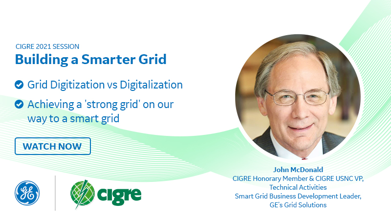 gegridsolutions's tweet photo. #GEGrid at #CIGRE2021: Why is a strong grid prerequisite to a smart grid? Watch @johndougmcd  explain the need of a strong grid &amp; the differences between grid digitization vs digitalization at this interview @CIGRE 2021: https://t.co/eBiMSSt95j @GErenewables @GE_Power @GE_Digital https://t.co/LCsRNrJnwO