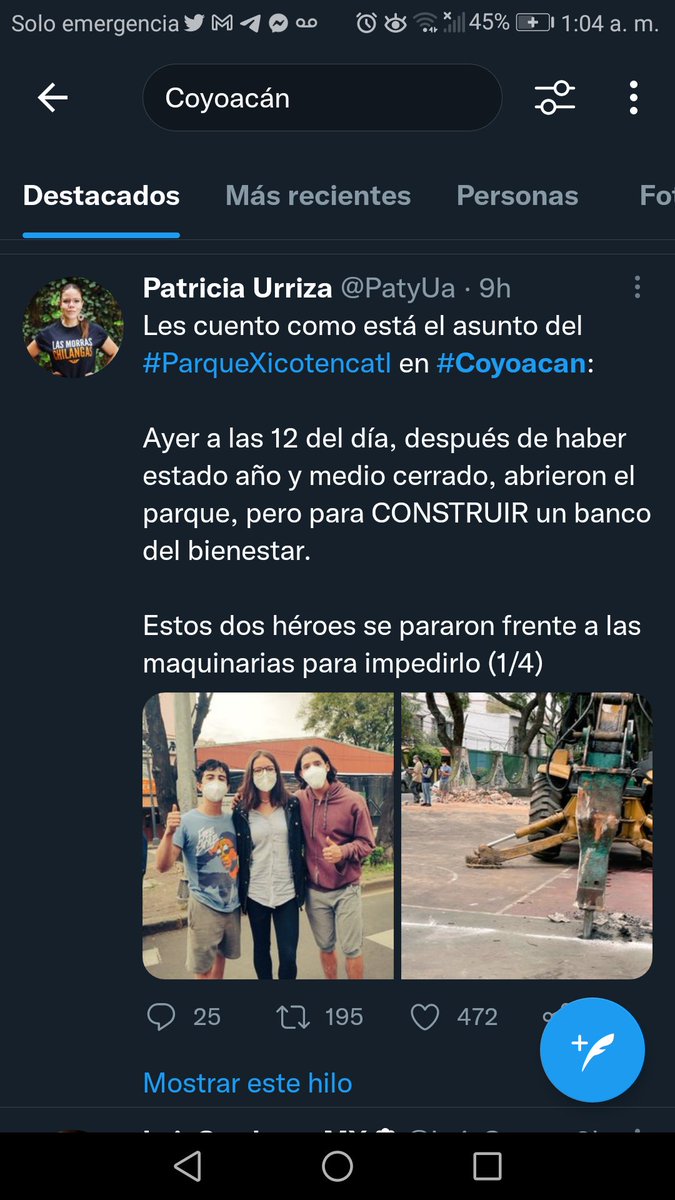 TODOCOYOACAN's tweet photo. #Coyoacán Coyoacán ya tuvo 12años bastante #OportunismoPolitico ridículos así se hubieran sumado a todas las marchas y denuncias contra #Toledo bola de hampones con hambre de poder, déjenos solos a los vecin@s reales cómo desde hace 12años #VerguenzaNacional https://t.co/9oBSdRFTH6