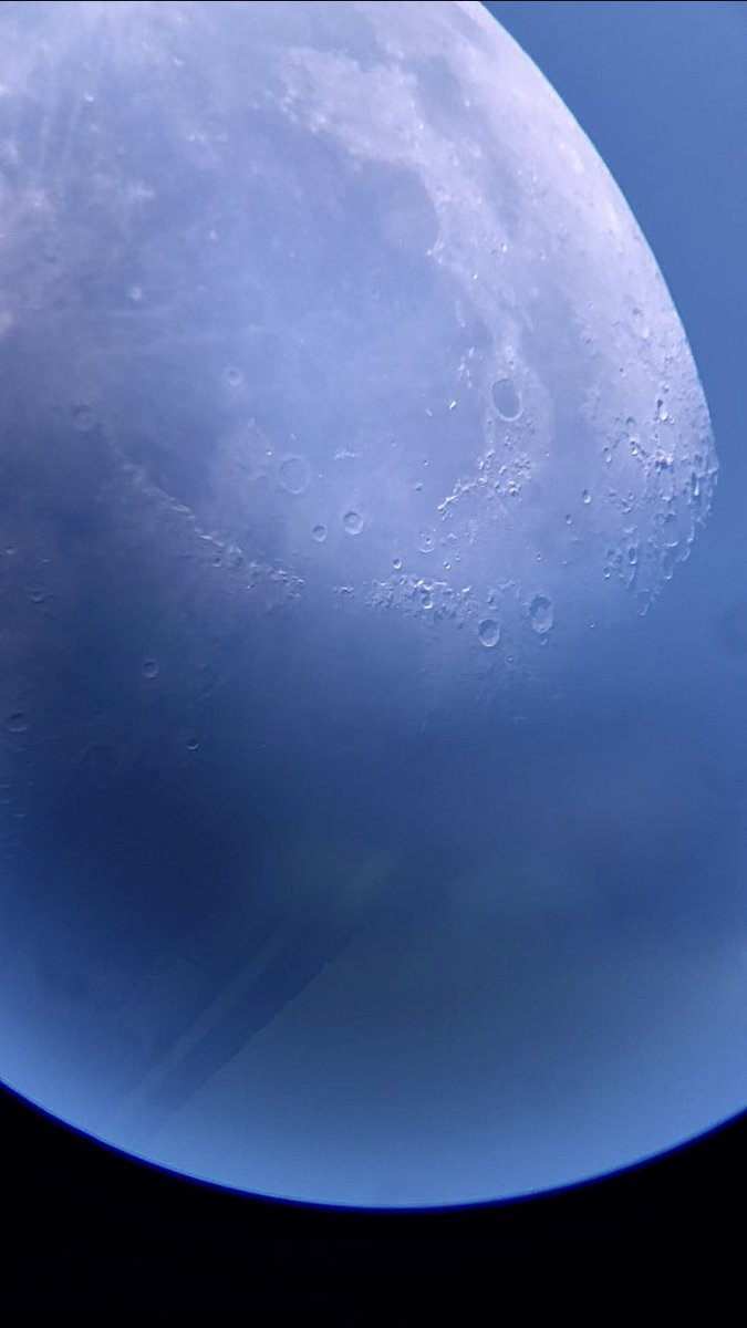 Anyone looking for a first telescope I would highly recommend a skywatcher heritage 130p and upgraded eyepiece or two. Here are images using the standard 25mm, upgraded 9mm and 5mm for comparison. Using an iPhone 8 to give you an idea of what you can see on a budget. #astronomy