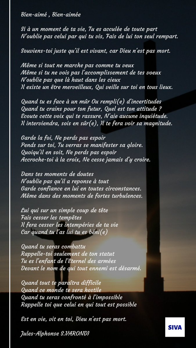 SivaheraVarondi's tweet photo. Lui qui sur un simple coup de tête, fais cesser les tempêtes, fera cesser les intempéries de ta vie.
#GodnotDead
#GospelTruth #slam https://t.co/OK7kSG1s44