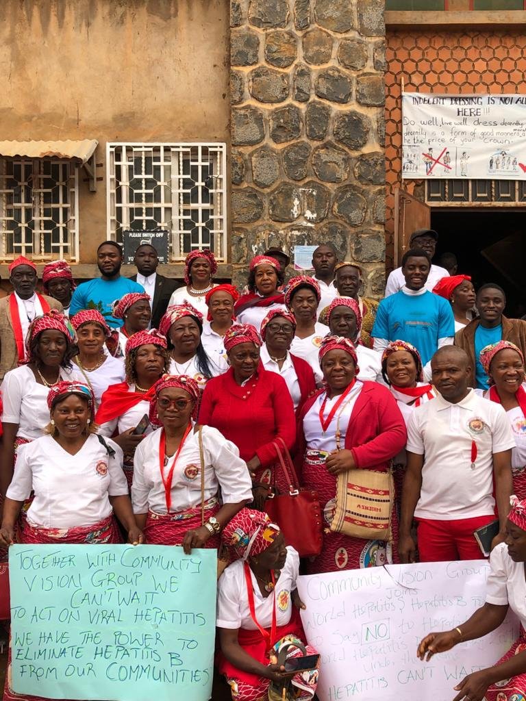 CommunityVisio3's tweet photo. The journey to #FindingTheMissingMillions is critical for the drive towards eliminating hepatitis by 2030. @CommunityVisio3 via the Volunteer Task Force is taking leadership in Awareness, Prevention &amp; Education in #CMR &amp; #MLW

@HepBFoundation 
@GlobalHep 
@commschols 
@Camchev237 https://t.co/LM3p7SEMAb