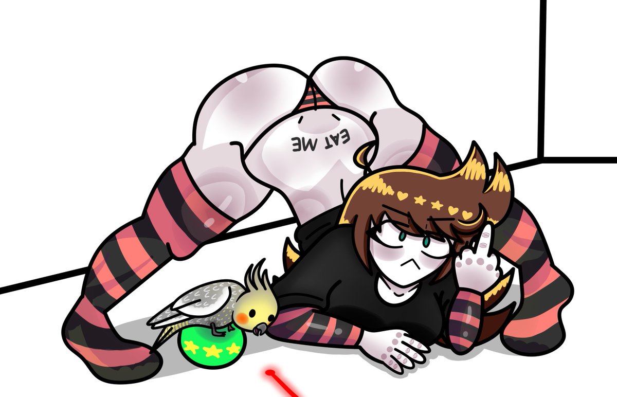 VaniCactii's tweet photo. Me and my birb are joining the trend cos why nut? >:3
#jackochallange #jackoposechallenge #jackopose #jacko #jackoffchallenge #jackoff #birb #vanicactii #picklesandguacamole https://t.co/97XvCWf10e