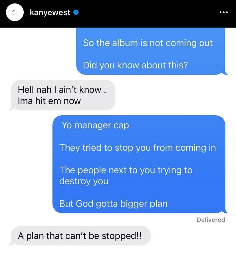 DatPiff's tweet photo. Kanye West’s manager says DaBaby’s manager won’t clear his verse for DONDA. https://t.co/ZieWkXZK3b