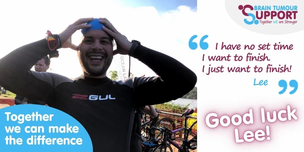 BrainTumourSupp's tweet photo. Good luck today to Lee, taking on his first ever #triathlon event! 🏊🚴🏃
And huge thanks to everyone supporting his amazing fundraiser - https://t.co/SISVdNIZrJ
#TogetherWeAreStronger #f3events #swimbikerun https://t.co/TCV858f5Z8