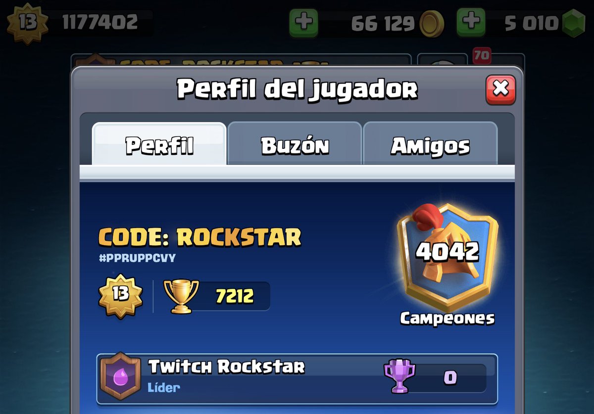 SE LOGRÓ! ROMPÍ MI RÉCORD EN DIRECTO! GRACIAS POR TODO EL APOYO FAMILIA #SIMIOARMY 🥳❤️ #ClashRoyale

Twitch.tv/RockstarCR 🦧