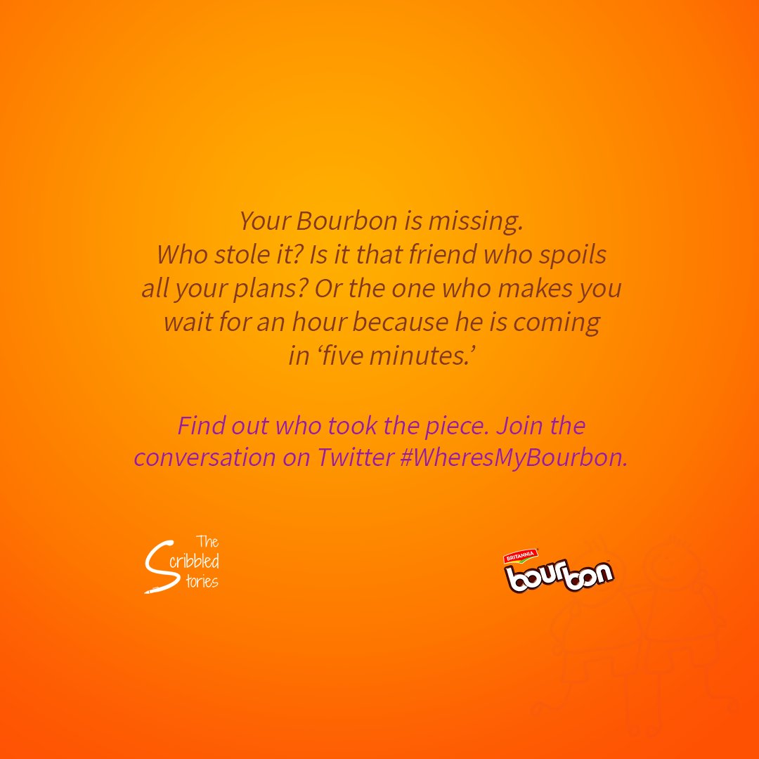 MicroTale for <a href="/bontheoriginal/">Britannia Bourbon</a> by us.

Join the conversation, and find the missing Bourbon. #WheresMyBourbon.