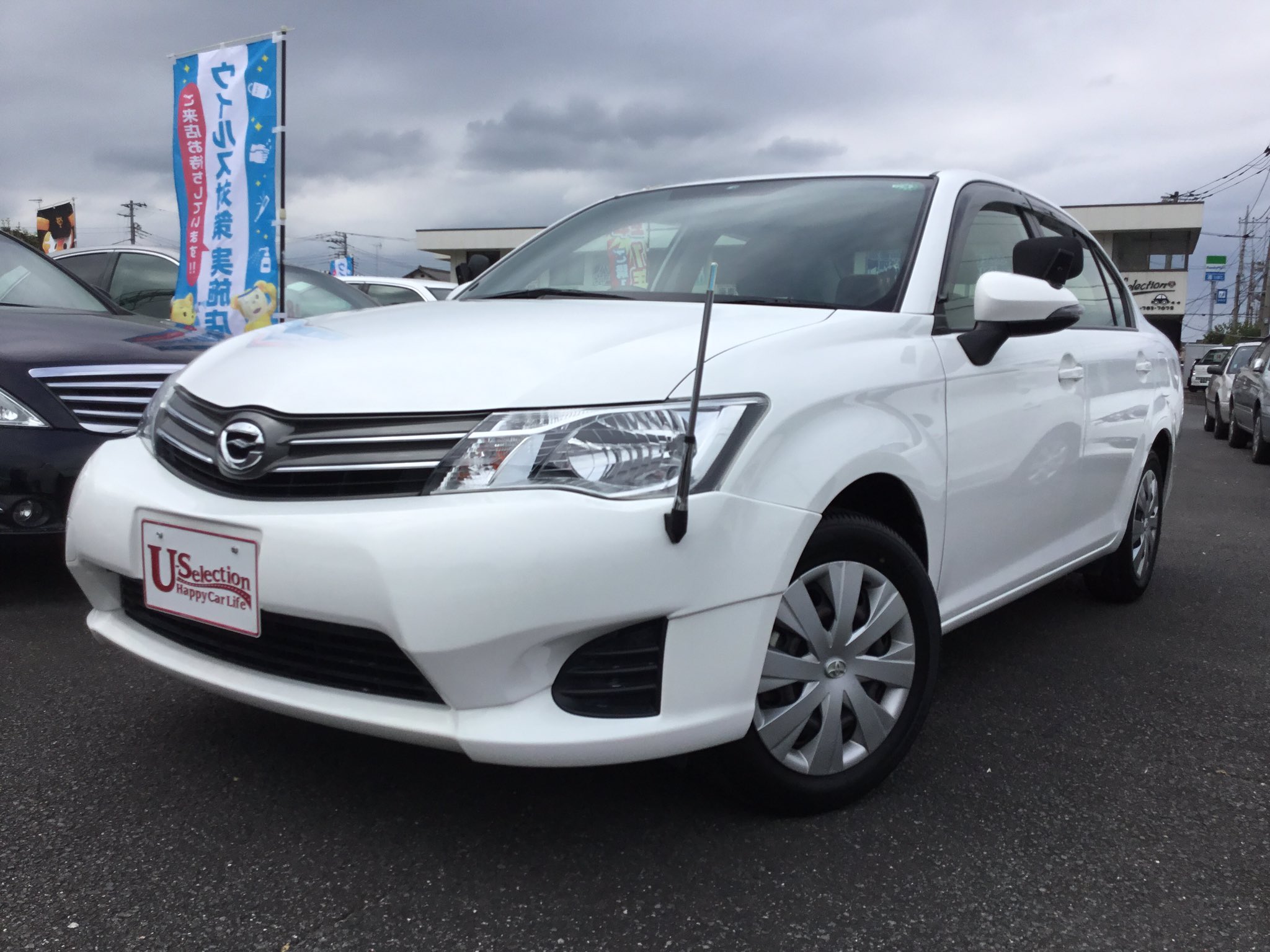 U Selection 入庫車情報 トヨタ カローラアクシオx 教習車 平成25年式 キロ 車両価格 68万円 またまた教習車仕入れちゃいました 今回はアクシオの5速mt フロントバンパーが少し長く出来てるんですよね ぶつけても簡単に交換できるプロテクターの