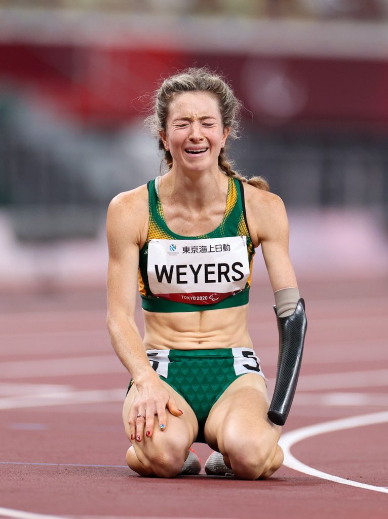 Facts_RSA's tweet photo. Anrune Weyers has won Team South Africa’s first medal of the Tokyo 2020 Paralympics with victory in the women’s 400m (T47) final. She won the gold medal in a time of 56.05sec. (28 Aug) 
(https://t.co/BE4pn5RzwK)

#factssouthafrica #SouthAfrica #anruneweyers #Tokyo2020Olympics https://t.co/NS1vW0ENIj