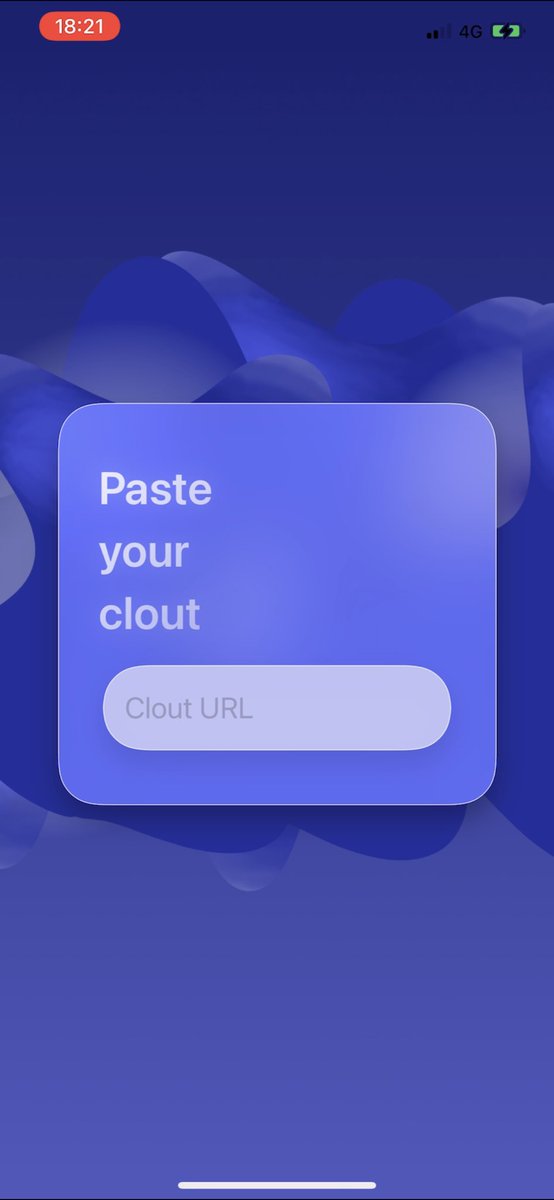 dankamel's tweet image. There are some things in native iOS that are simply not possible to recreate via SwiftUI. This is where GitHub packages come into play:
@SwiftUIX has been perfect for blurred backgrounds (pre iOS 15). I used it to build this card where users can paste a specific URL.