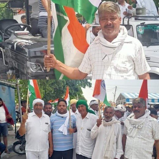 IndiaAwakened_'s tweet photo. सुशील काजल जो डेढ़ एकड़ के किसान थे पिछले 9 महीने से आंदोलन में अपनी हिस्सेदारी दे रहे थे कल बसताड़ा टोल प्लाजा पर जो पुलिस ने लाठियां चलाई इनको बहुत ज्यादा चोट आई थी जिसके कारण रात को शहीद हो गए। 
क्या आयुष सिन्हा और खट्टर इसकी जिम्मेदारी लेंगे ? https://t.co/dsSIFdiexD