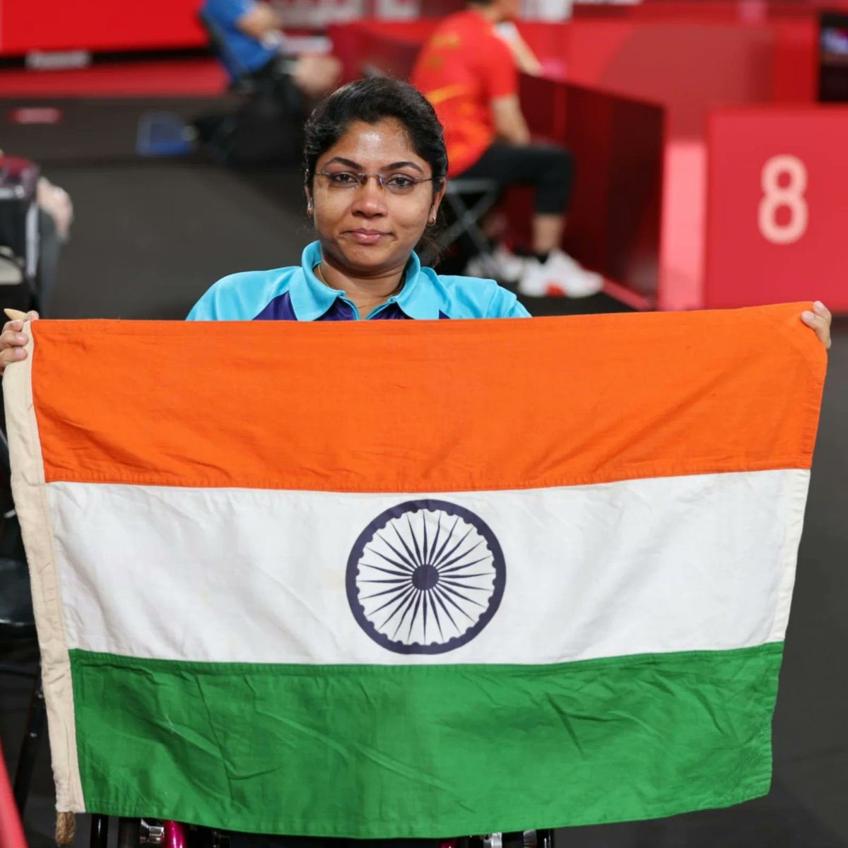 Congratulations to @Bhavina59068010 on her #Silver medal win at #Tokyo2020! What a brilliant way to start #NationalSportsDay!  <a href="/Paralympics/">Paralympic Games</a> <a href="/ParalympicIndia/">Paralympic India 🇮🇳</a> #Praise4Para