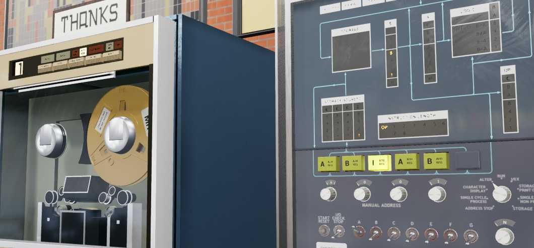 This is pretty amazing, a *working* datacenter simulator built with Unreal Engine: The IBM 1401 datacenter simulator - experience 1960's mainframe programming buff.ly/3stjDna