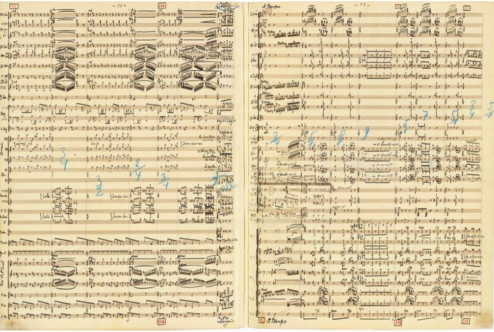 NotationIsGreat's tweet image. Good morning! Here's Stravinsky's "The rite of spring":