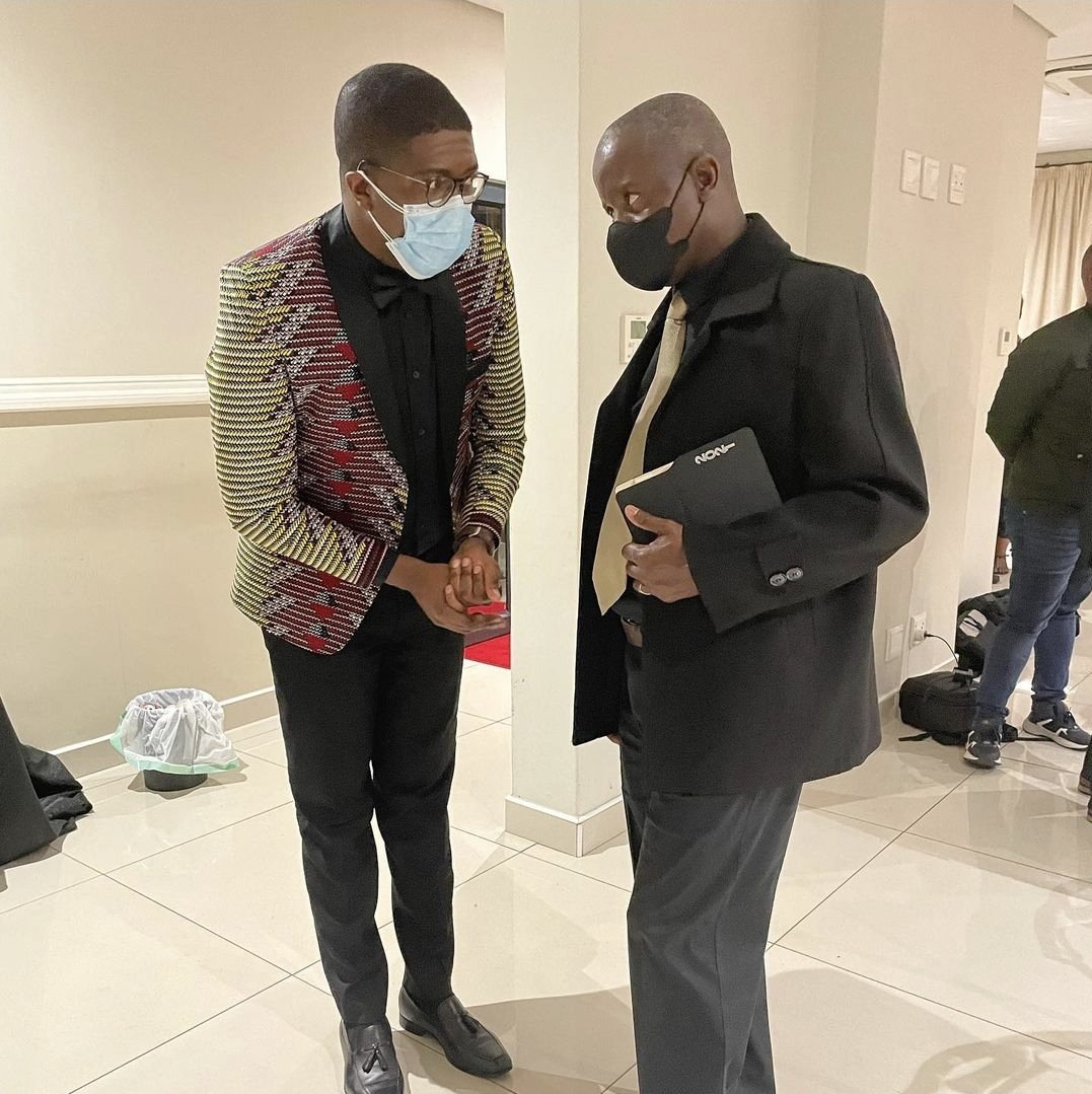 MkhulekoHlengwa's tweet photo. I was humbled and blessed to receive the prayers of the Head of my Church Rev Sikhalo Cele the President of the Denomination of the United Congregational Church of Southern Africa on Friday evening at the Gala Dinner Commemorating 120 years of Impaphala #UCCSA.
#BecauseGod 🙏🏾 https://t.co/5s9wAuasEz