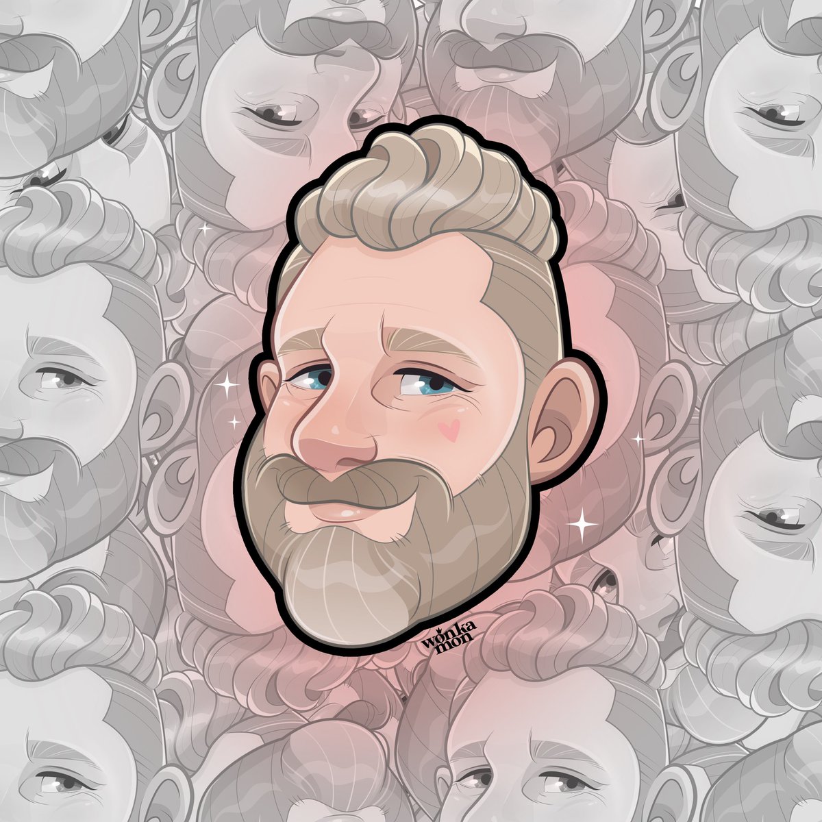 ricardowakko's tweet photo. HUGE thanks to my beautiful friend @wonkamonart for this brilliant illustration! I’m bowled over!
Lots of love, Wonka 🥰😘❤️X
#portraitillustration #wonkamon #wonkamonart https://t.co/Tc7qC8N15m
