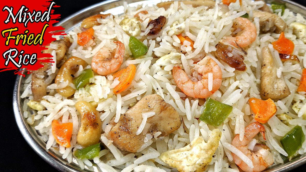 RecipeHouses's tweet photo. https://t.co/xQiKpM4WbB
Mixed Fried Rice Recipe in Bengali

#FriedRice #MixedFriedRice #recipes #Cooking #Bengali #Kolkata https://t.co/7Zoqii5yz2
