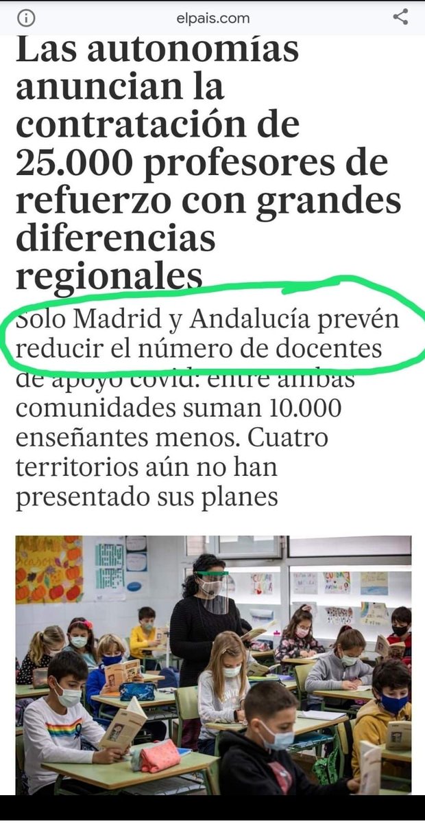 freelanceandalu's tweet photo. Quienes ven negocio en la educación y dan la espalda a su pueblo son capaces de recortar en educación para nuestras hijas sólo Madrid y Andalucía la derecha rancia https://t.co/Xow6MjHrKv