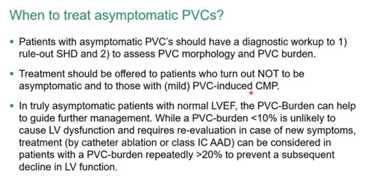 DrAfzalSohaib's tweet photo. When to treat asymptomatic ventricular ectopics?  Nice summary by Dr Tobias Reichlin at #ESCCongress https://t.co/fOhtsrb0iH