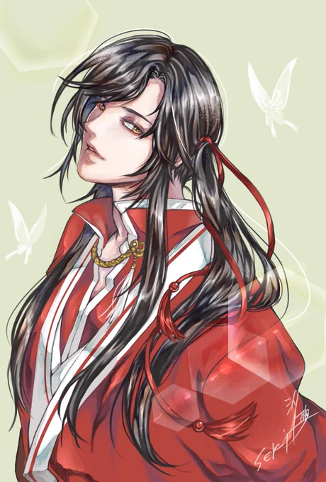 三郎/花城🦋
(三郎描き終わったー!!)
 #天官賜福 
 #天官赐福 