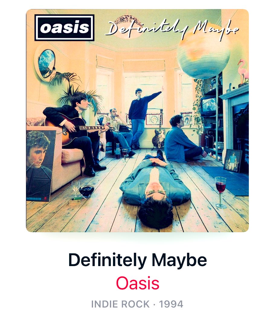 LilyStroud_'s tweet photo. 27 years ago @oasis released Definitely Maybe. 
An Album of 11 unbelievable, history making tunes and 52 minutes of absolute brilliance. https://t.co/RCVsIIcIMn