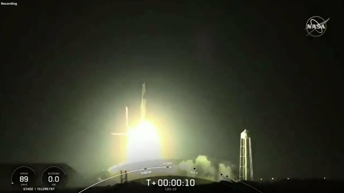 tonysofun's tweet photo. Congratulations on another successful amazing launch, SpX-23 with the ExoLab-9 onboard to the International Space Station. #magnitudeio #exolab #legumesinspace #STEM #issnationallab https://t.co/Y4XKPSG2cU