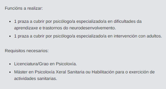 psyacademy_'s tweet photo. Voy a utilizar esta oferta de trabajo para ilustrar algo. Un psicólogo especializado en dificultades del aprendizaje y trastornos del neurodesarrollo no tiene que ser sanitario, porque el aprendizaje y el rendimiento académico + la detección de, NO ES UNA ACTIVIDAD SANITARIA. https://t.co/CnurOtpyvt
