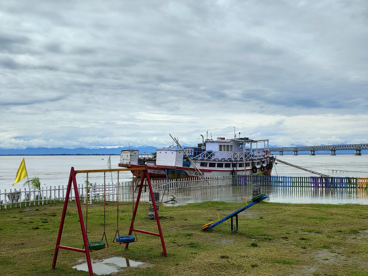 #floods and #infrastructure of #rivertourism. 
#Dibrugarh #Brahmaputra #NorthEastIndia