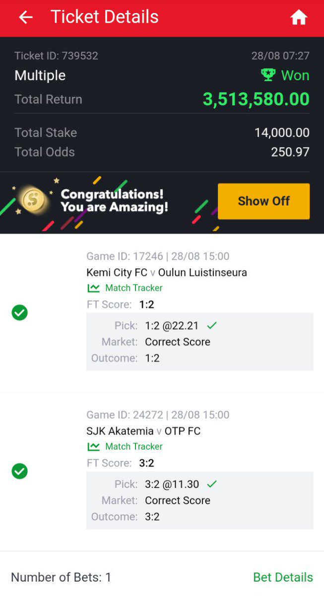 kellylord_'s tweet photo. @sportybet_fix It's not new that you remain the best when it's comes to fixed games.  thank you for this game.
#Nigerian #sundayvibes #SundayService #Kayode #100DaysOfCode  #Giveaways #OdogwuMalay #Zuma #snow #God #Prayers #SAPS #uMjoloWithAzola #Guptas #Buhari https://t.co/d2A2kjTBHf