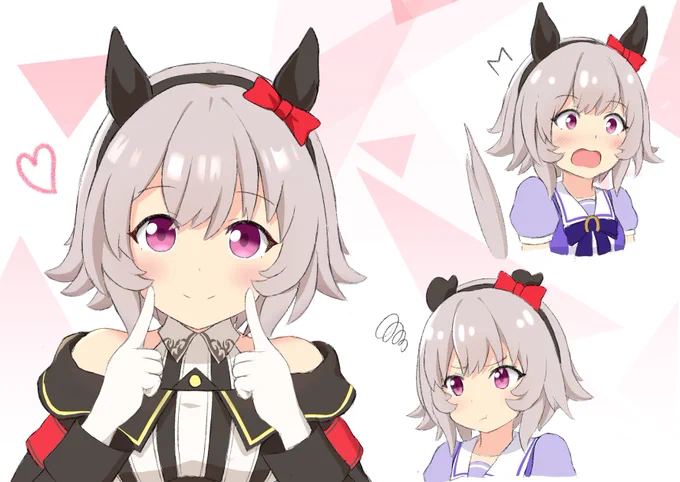 カレンチャンの表情集的なやつ
#ウマ娘 