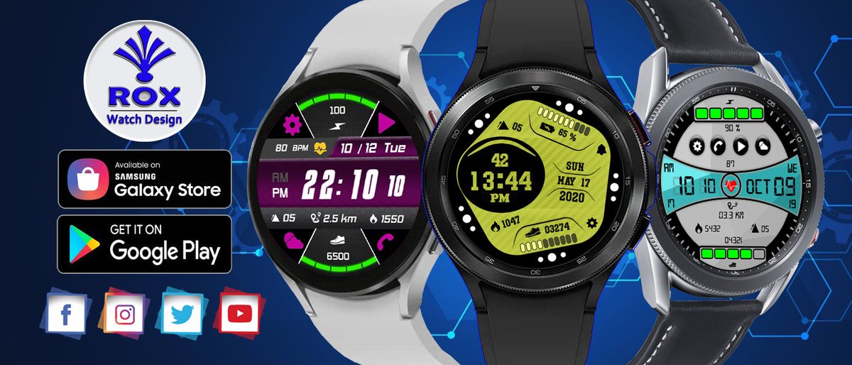 RoxWatchDesign's tweet image. ROX Watch Design now available in @GooglePlay @WearOSbyGoogle
Link in bio 
#GalaxyWatch #Withgalaxy #Samsungwatch #samsunggalaxy #galaxywatchactive #Wearables #スマートウォッチ #삼성 #스마트워치 #갤럭시워치 #表盘 #智能手表 #смартчасы #GalaxyWatch3 #galaxywatch46mm #galaxywatch4